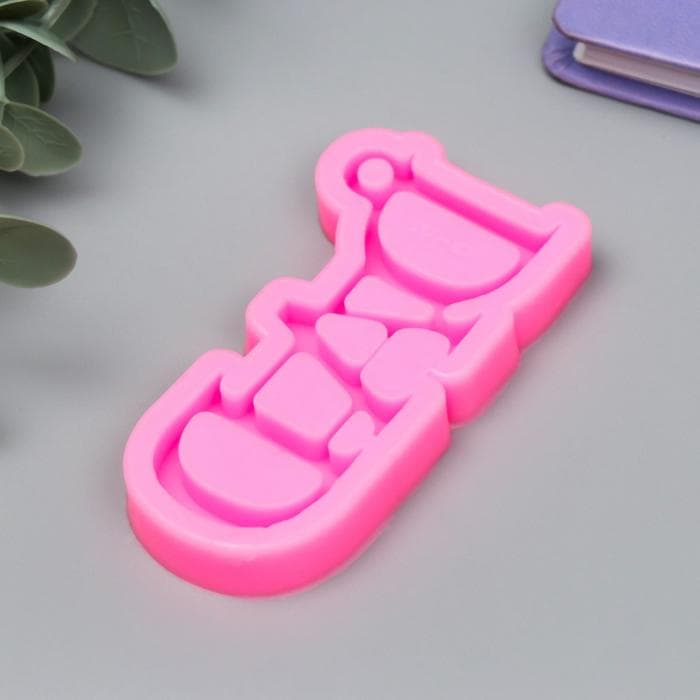 Молд силиконовый «Надпись - Dad» 1×8×4.1 см