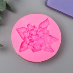 Молд силиконовый «Незабудки» 2.6×5.7×5.7 см