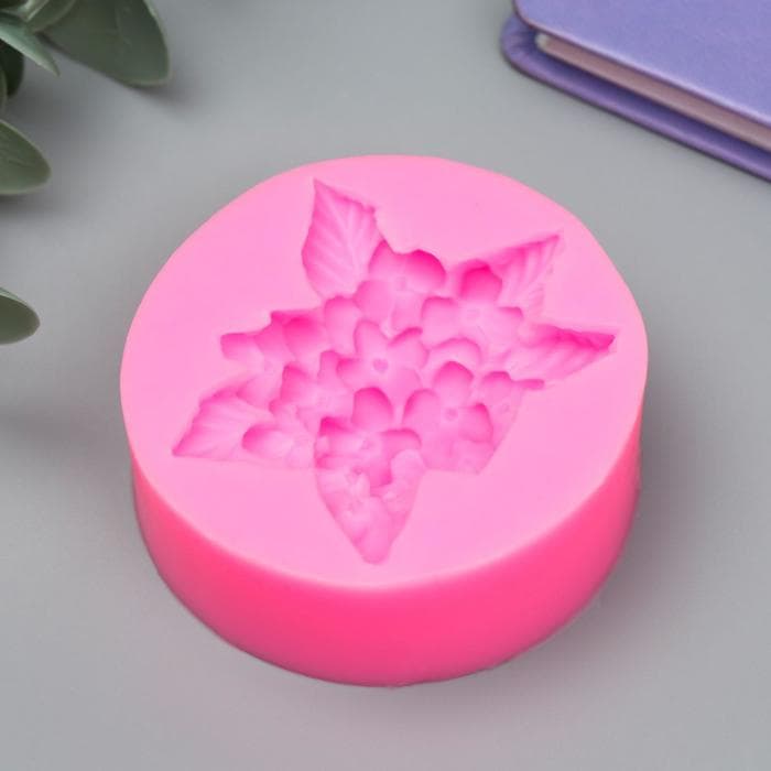 Молд силиконовый «Незабудки» 2.6×5.7×5.7 см