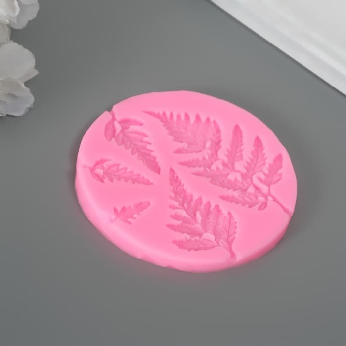 Молд силиконовый «Листья папоротника»