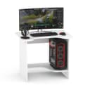 Стол компьютерный «КСТ-03», с полкой для системного блока, 900×670×740 мм, цвет белый