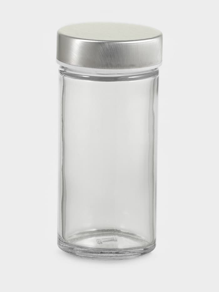 Набор для специй на подставке «Хай-тек», 90 мл, 33×6.7×10.5 см, 4×9.5 см, 6 шт., стекло