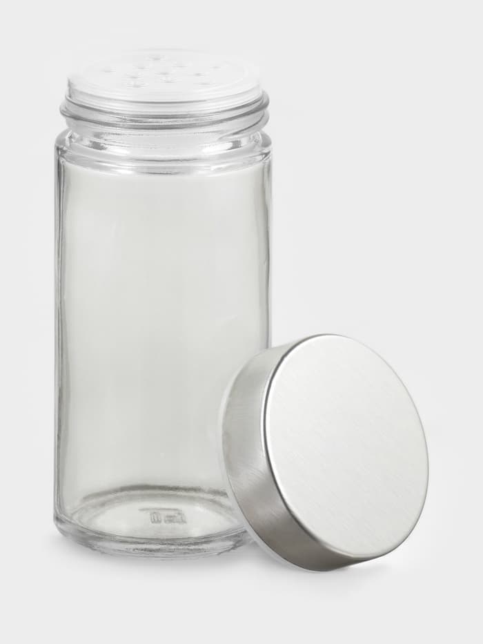 Набор для специй на подставке «Хай-тек», 90 мл, 33×6.7×10.5 см, 4×9.5 см, 6 шт., стекло