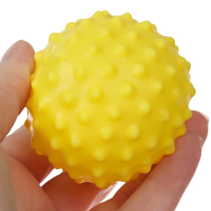 Развивающие тактильные мячики Крошка Я, по методике Гленна Домана, с пищалкой, в наборе 6 шт.