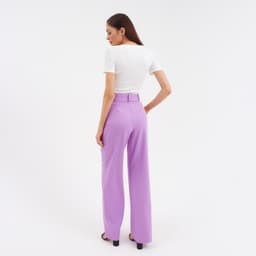 Брюки женские прямые MIST: Pants, размер 50, лиловый