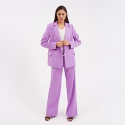 Брюки женские прямые MIST: Pants, размер 50, лиловый