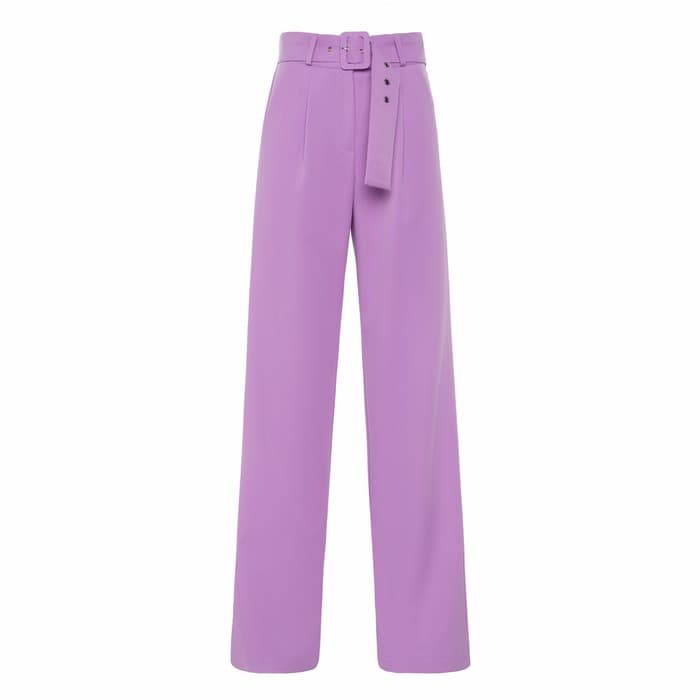 Брюки женские прямые MIST: Pants, размер 50, лиловый