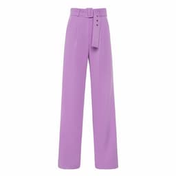 Брюки женские прямые MIST: Pants, размер 52, лиловый