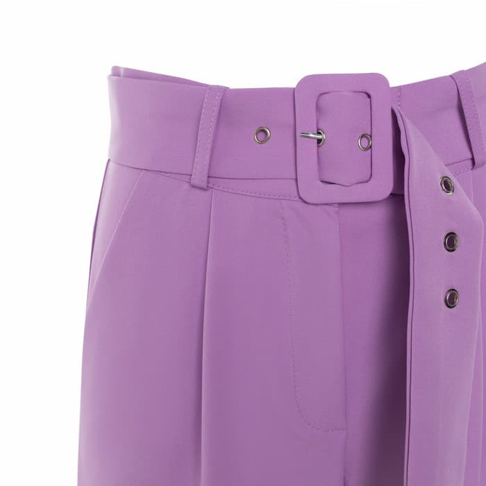 Брюки женские прямые MIST: Pants, размер 52, лиловый