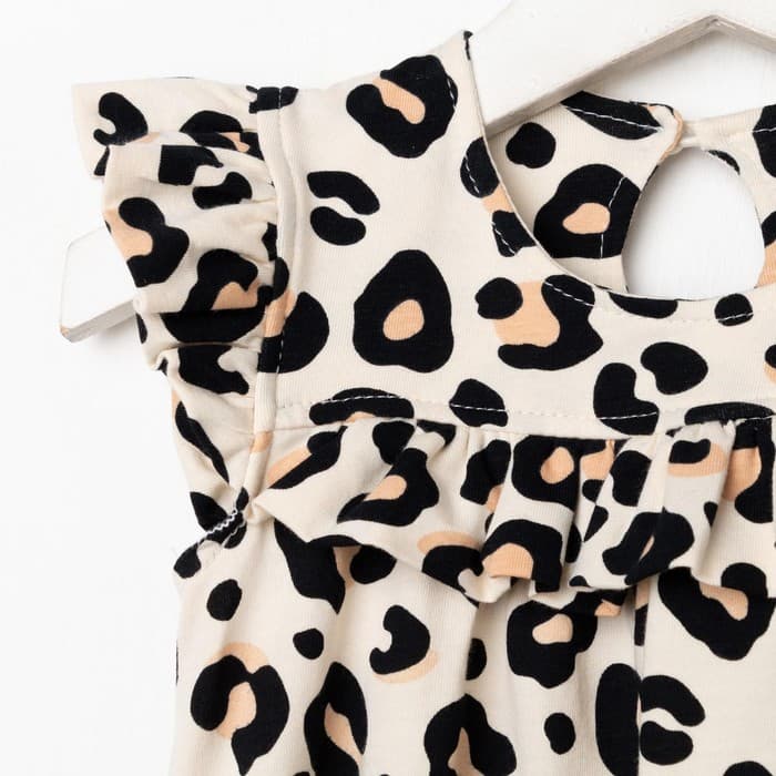 Платье детское с рюшей KAFTAN Trendy, размер 32 (110-116 см)