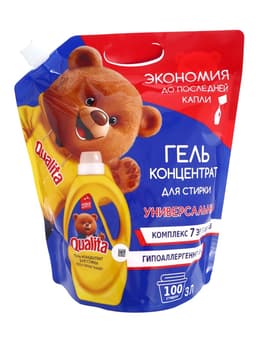 Жидкое средство для стирки Qualita, гель, универсальное, 3 л