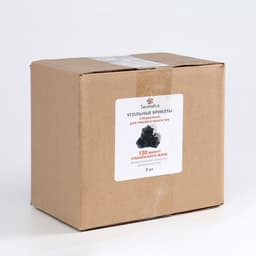 Уголь древесный, 3 кг, брикетированный