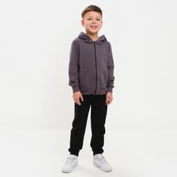 Толстовка с капюшоном для мальчика KAFTAN: Rock on, серая, размер 32 (110-116 см)