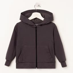 Толстовка с капюшоном для мальчика KAFTAN: Rock on, серая, размер 32 (110-116 см)