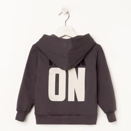 Толстовка с капюшоном для мальчика KAFTAN: Rock on, серая, размер 32 (110-116 см)