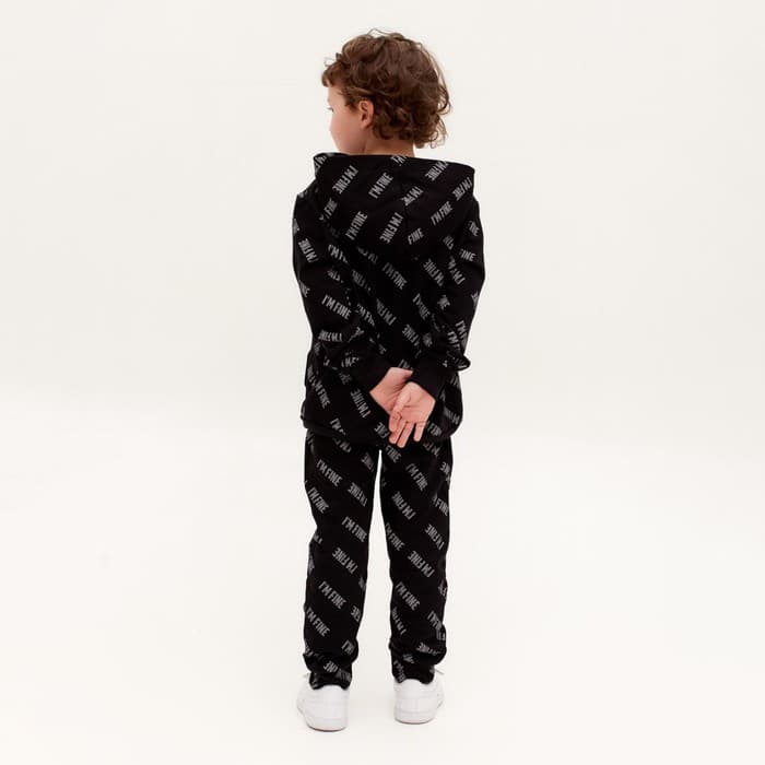 Худи для мальчика с капюшоном KAFTAN: Rock on, размер 32 (110-116 см)