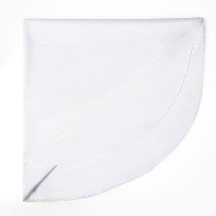 Скатерть «Этель» Shine, 150×180 ±3 см, белая, 192 г/м², хлопок с ВГМО
