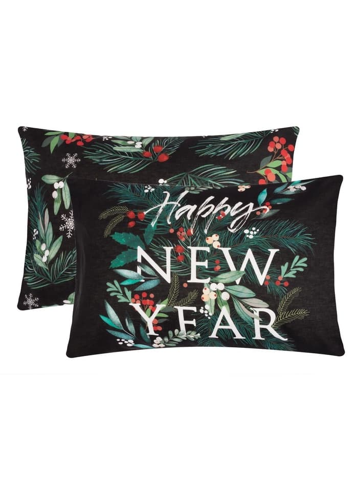Комплект наволочек «Этель» New year, 50×70 см, 2 шт., бязь, хлопок 100%