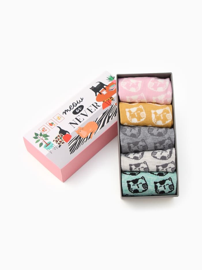 Носки женские KAFTAN Never, набор 5 пар, размер 35-38