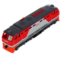 Модель «Тепловоз РЖД», 30 см, световые и звуковые эффекты, двери, 4 кнопки, инерция