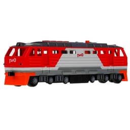 Модель «Тепловоз РЖД», 30 см, световые и звуковые эффекты, двери, 4 кнопки, инерция