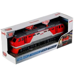 Модель «Тепловоз РЖД», 30 см, световые и звуковые эффекты, двери, 4 кнопки, инерция