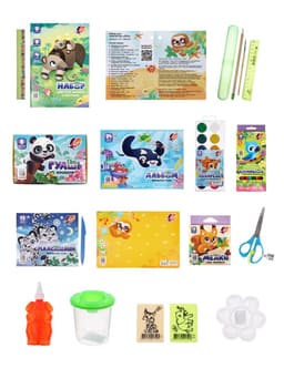 Набор для творчества Луч Zoo, 14 предметов