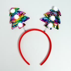 Ободок новогодний карнавальный «Ёлочки»