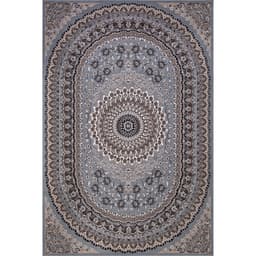 Ковёр прямоугольный Merinos Sierra, размер 150×190 см, голубой/коричневый