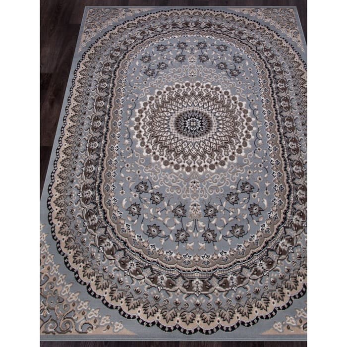 Ковёр прямоугольный Merinos Sierra, размер 150×190 см, голубой/коричневый