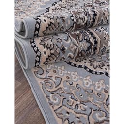 Ковёр прямоугольный Merinos Sierra, размер 150×190 см, голубой/коричневый