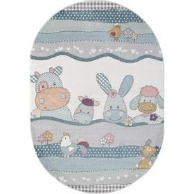 Ковёр овальный Merinos Sofit, размер 200×300 см, голубой