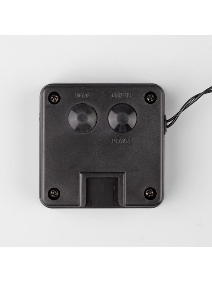 Гирлянда «Нить», 4.5 м, уличная, с насадками «Цветок», IP44, 30 LED, 2 режима, солнечная батарея, тёмная нить, свечение синее/фиолетовое/розовое