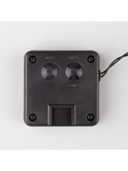 Гирлянда «Нить», 4.5 м, уличная, с насадками «Стрекоза», IP44, 30 LED, 2 режима, солнечная батарея, тёмная нить, свечение зелёное/аквамарин/жёлтое