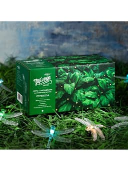 Гирлянда «Нить», 4.5 м, уличная, с насадками «Стрекоза», IP44, 30 LED, 2 режима, солнечная батарея, тёмная нить, свечение зелёное/аквамарин/жёлтое