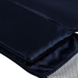 Сумка - переноска для животных «Люкс», 40×25×26 см, ПВХ, жаккард, чёрная