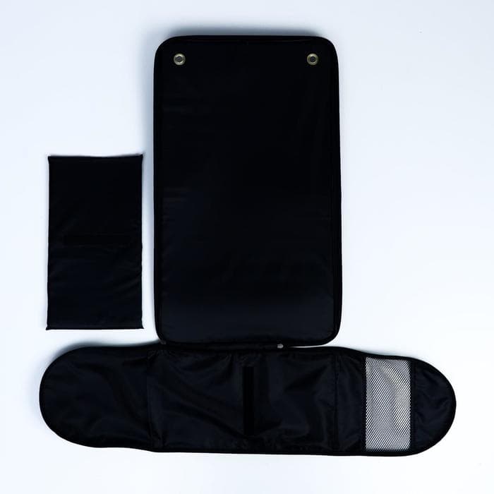 Сумка - переноска для животных «Люкс», 40×25×26 см, ПВХ, жаккард, чёрная