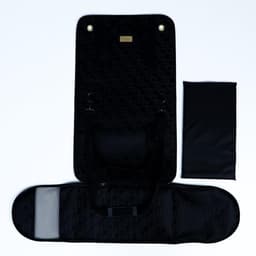 Сумка - переноска для животных «Люкс», 40×25×26 см, ПВХ, жаккард, чёрная