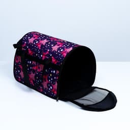 Сумка - переноска для животных с принтом, 40×25×26, цвет МИКС