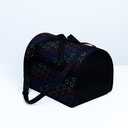 Сумка - переноска для животных с принтом, 40×25×26, цвет МИКС