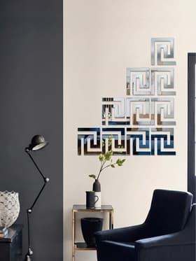 Зеркало настенное «Лабиринт», на клеевой основе, акриловое, 10 шт., 10×10 см