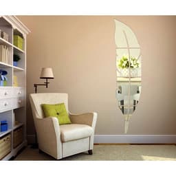 Зеркало настенное «Пёрышко», на клеевой основе, 6 деталей, 73×18 см