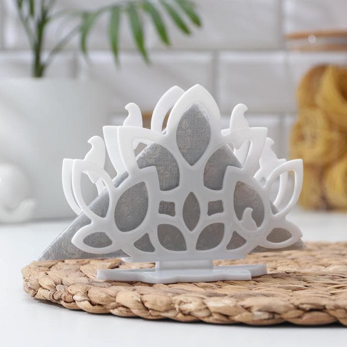 Салфетница Verona, 13.9×5.8×10.5 см, белая