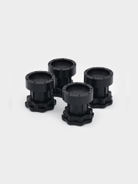 Набор подставок антивибрационных, для стиральной машины, раздвижные, 4 шт., 6.5×7-10 см, d=4.7 см