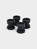 Набор подставок антивибрационных, для стиральной машины, раздвижные, 4 шт., 6.5×7-10 см, d=4.7 см