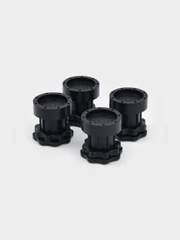 Набор подставок антивибрационных, для стиральной машины, раздвижные, 4 шт., 6.5×7-10 см, d=4.7 см