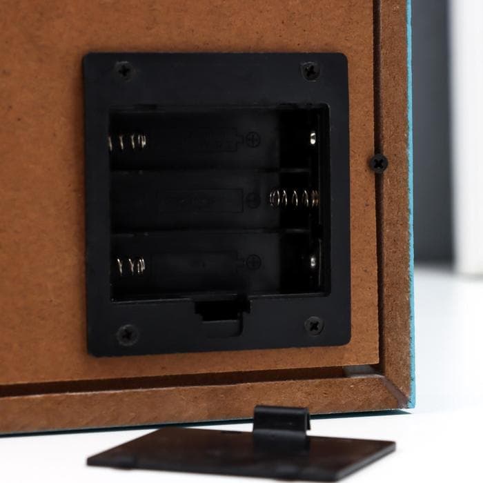 Световая картина настенная RISALUX «Черепашка», панно, LED-ночник, от батареек 3×АА, 3×30×30 см