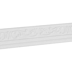 Плинтус универсальный TAKE IT EASY, самоклеящийся, вензель, 70×80×2300 мм, ПВХ, цвет белый