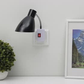 Бра в розетку «Классика» 1×10 Вт Е27 черный 10×14.5×25 см