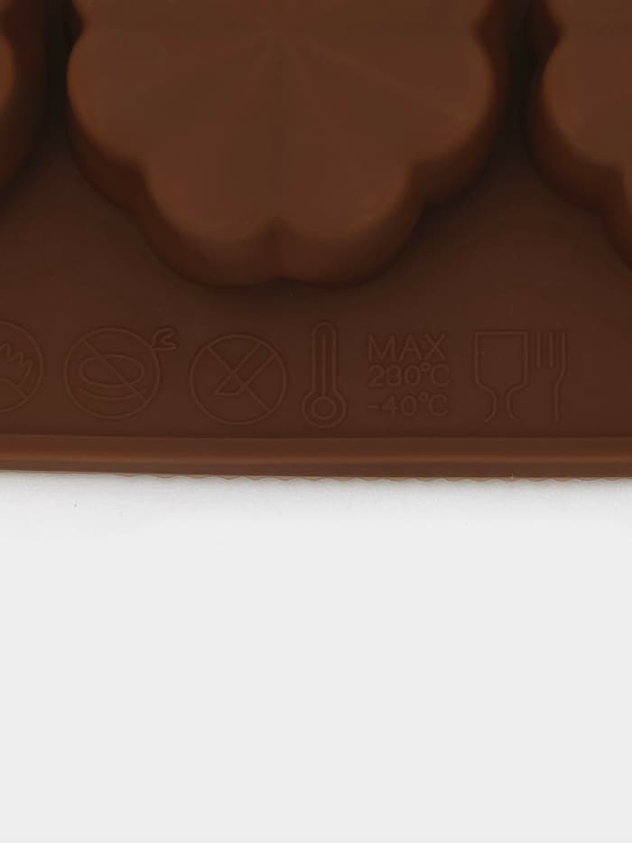 Форма для конфет и шоколада Доляна «Цветочки», силикон, 21×10×2 см, 15 ячеек, МИКС